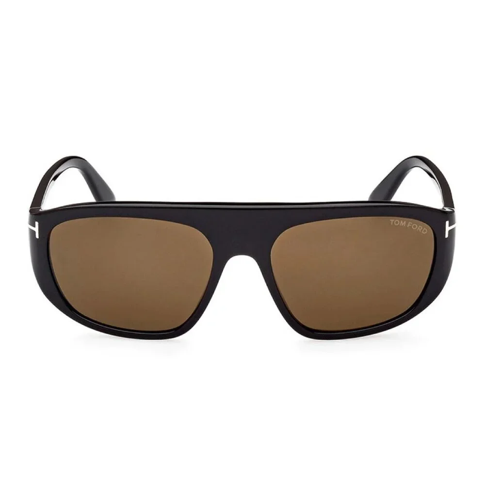 NEW TOM FORD SUNGLASSES BLACK MEN AVIATOR EYEWEAR